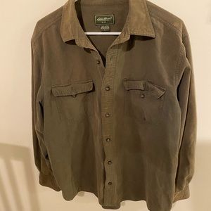 Men’s Eddie Bauer super warm 100% cotton button up